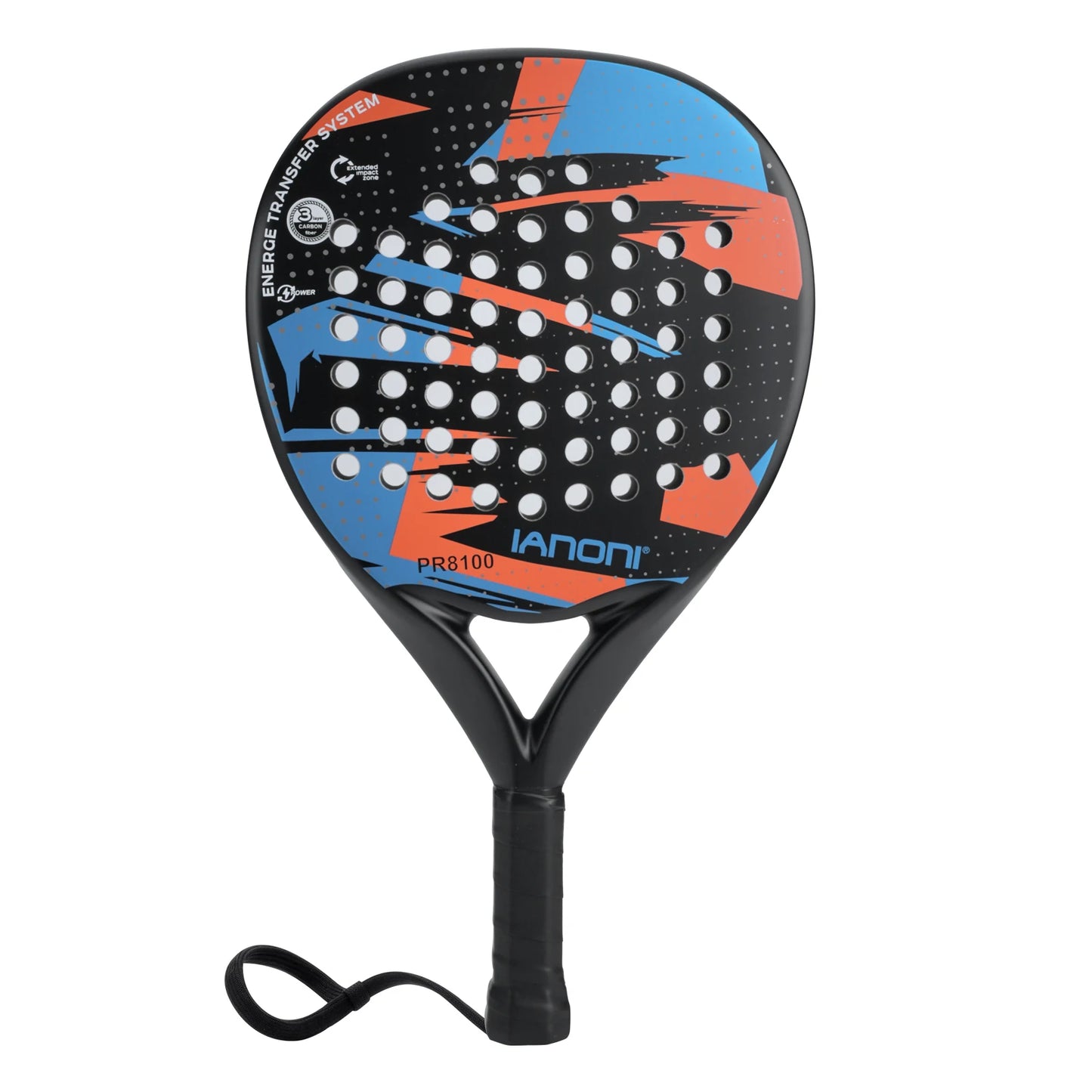 Padel Racket Carbon Fiber Surface with EVA Memory Flex Foam Coret