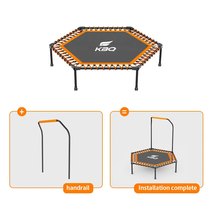 Adult Indoor Fitness Trampoline for Cardio Training