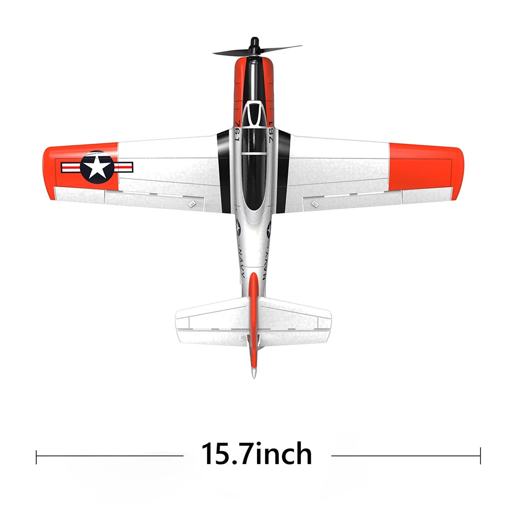 Mini T-28 Trojan 761-9 EPP 400mm Wingspan 2.4G 6-Axis Gyro RC Airplane Trainer Fixed Wing