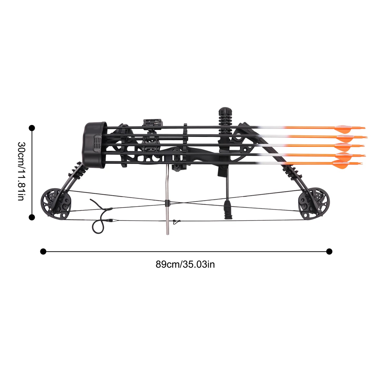 Compound Bow Archery Kit With Arrow Rest And Stabilizer