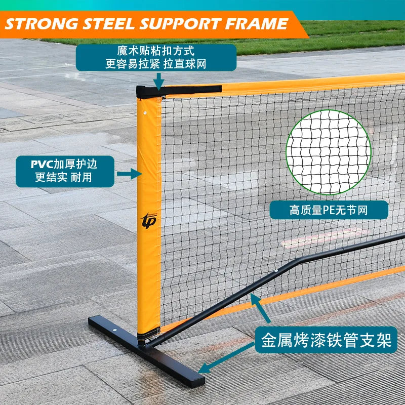 Portable Outdoor Pickleball Net, Beach Training Net, Volleyball, Badminton, Tennis Net,