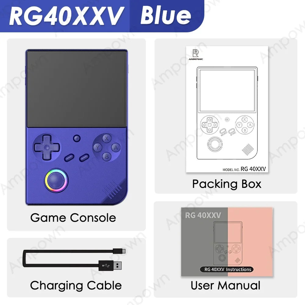 Handheld Game Console 4 Inch IPS Screen RGB Joystick Player