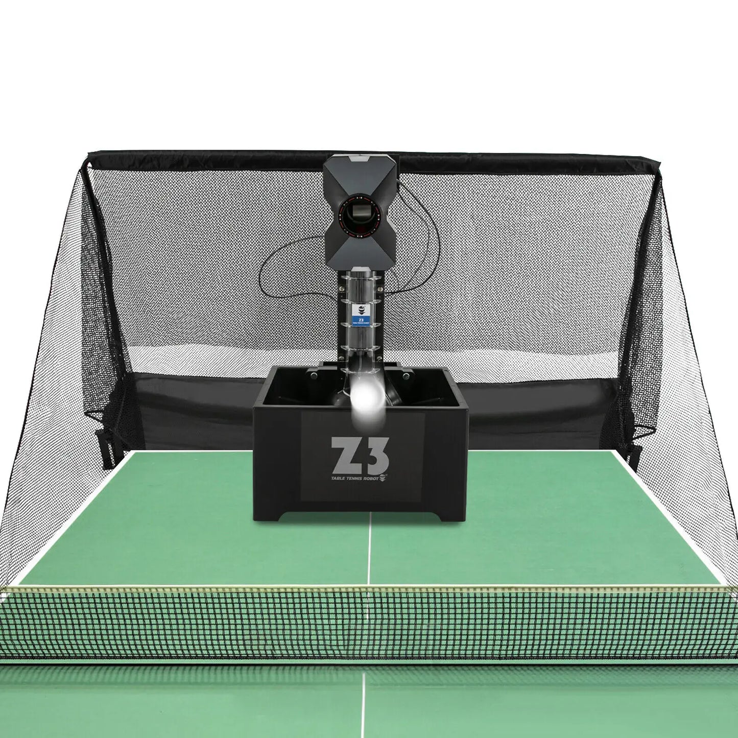 Automatic Table Tennis Training Machine 100 Balls Net