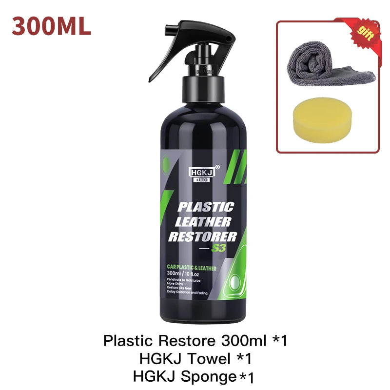 300ML Car Plastic Leather Restorer HGKJ S3 Conditioner