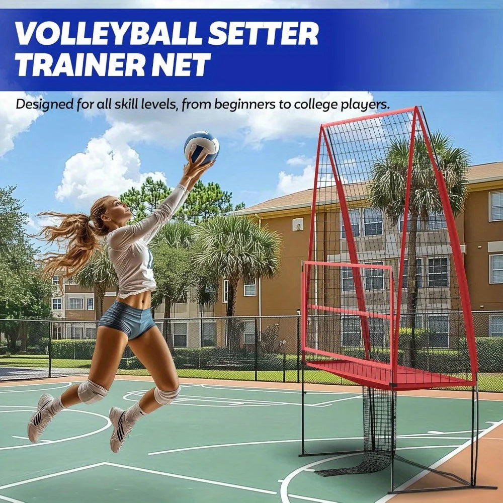 8 X 11 FT Volleyball Practice Net Adjustable Height With Carrying Bag
