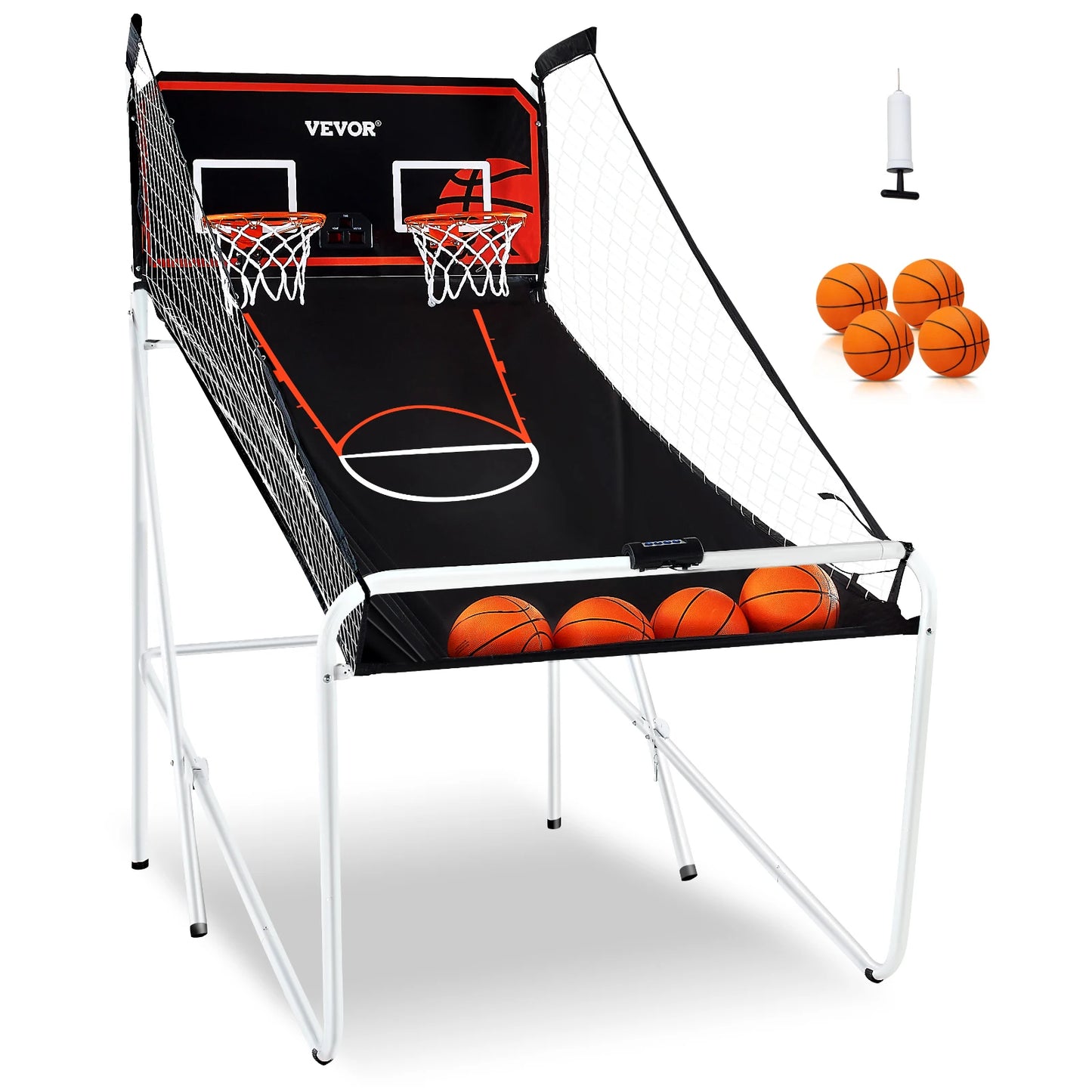 VEVOR Foldable Basketball Arcade Game 2 Player Indoor Fun