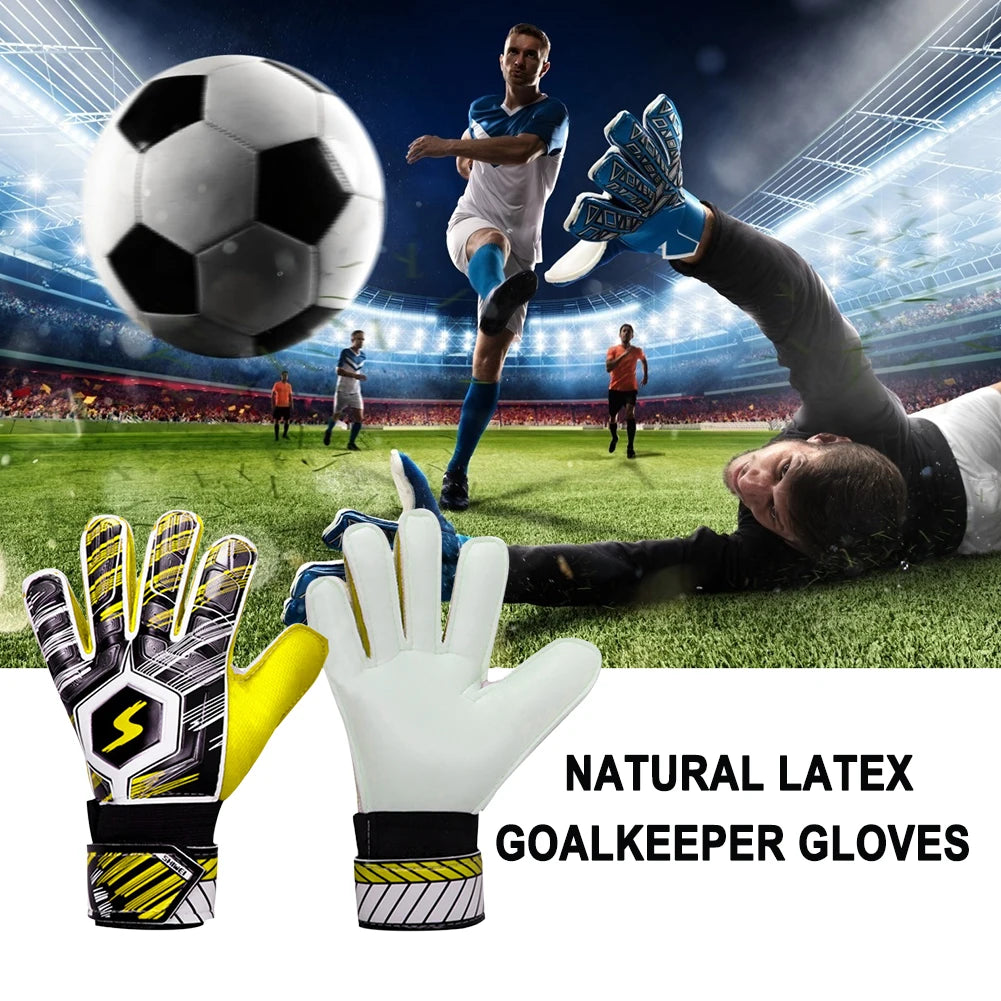 Soccer Goalkeeper Gloves Thickened Training Full Finger Protection