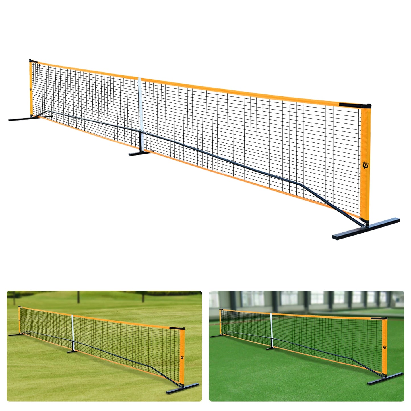 Portable Pickleball Net Set with 4 Pickleball Paddles  Carry Bag