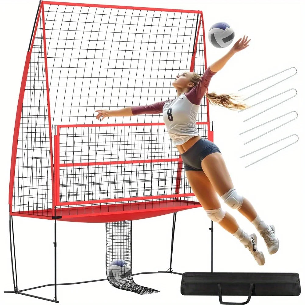 8 X 11 FT Volleyball Practice Net Adjustable Height With Carrying Bag