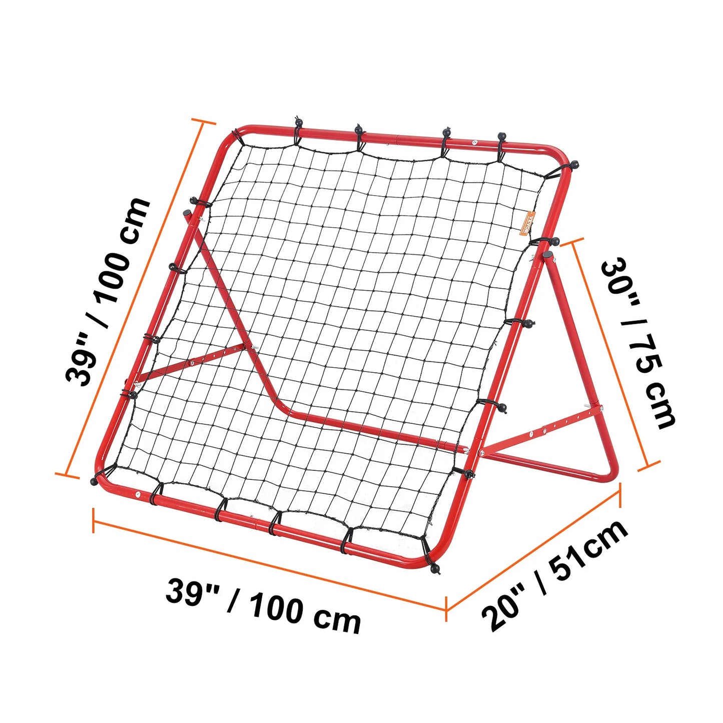 VEVOR Soccer Rebounder Rebound Net Portable Football Training