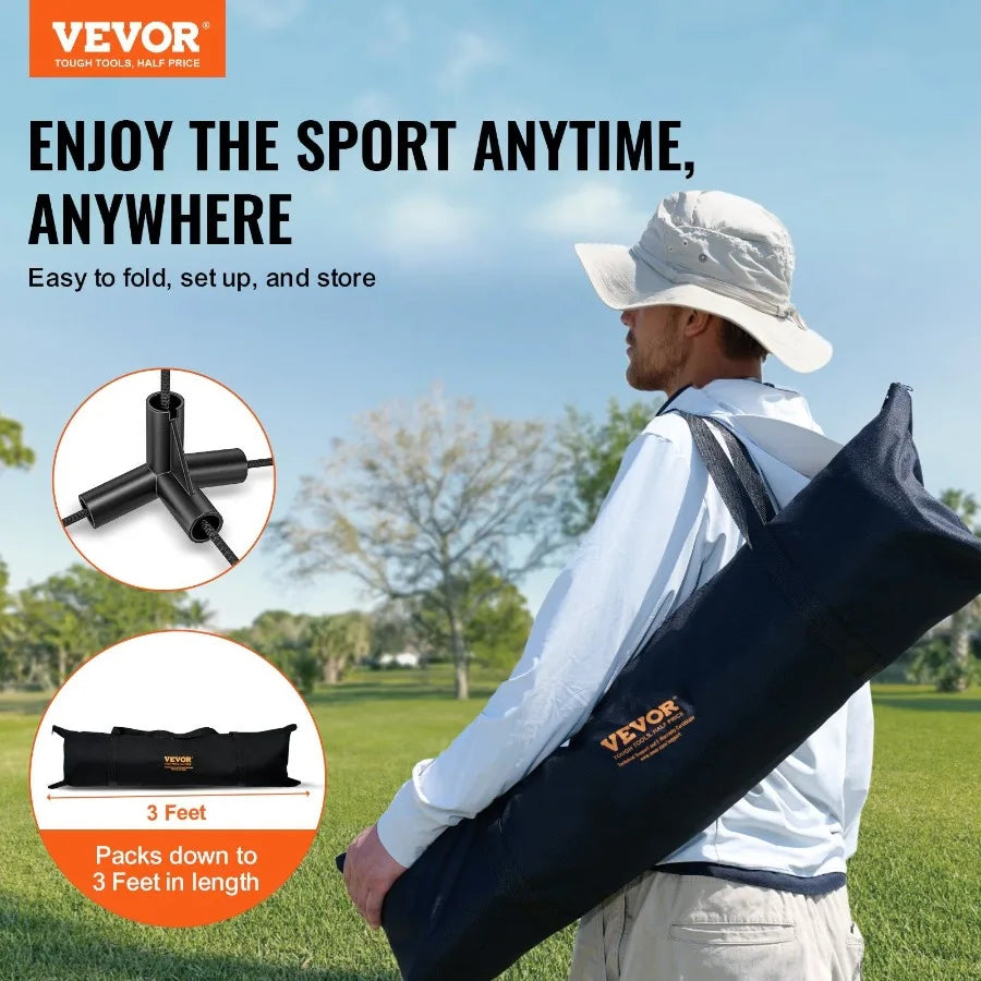 Foldable Portable Badminton Net Set For Volleyball Tennis