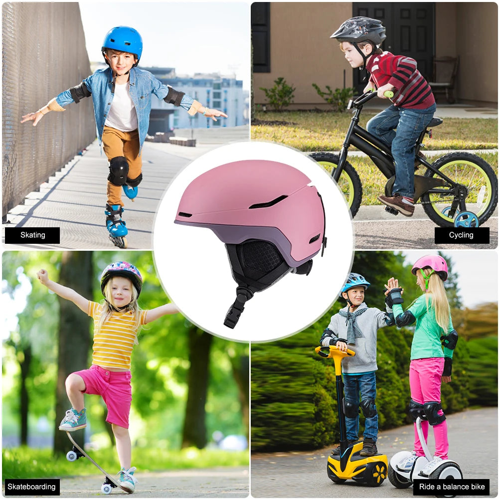 Snowboard Helmet Protective EPS Foam Skiing Helmet Safety Helmet for Adult Men Women