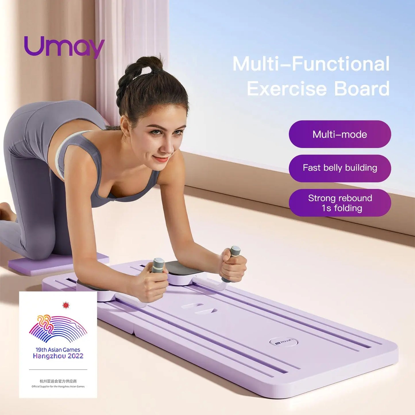 Ab Exercise Board Home Pilates Reformer Core Strength