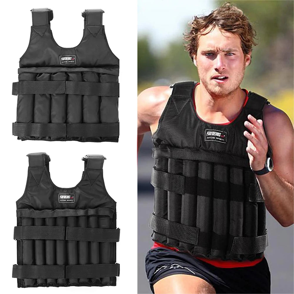 Loading Weight Vest Jacket Sand Clothing for Running Fitness