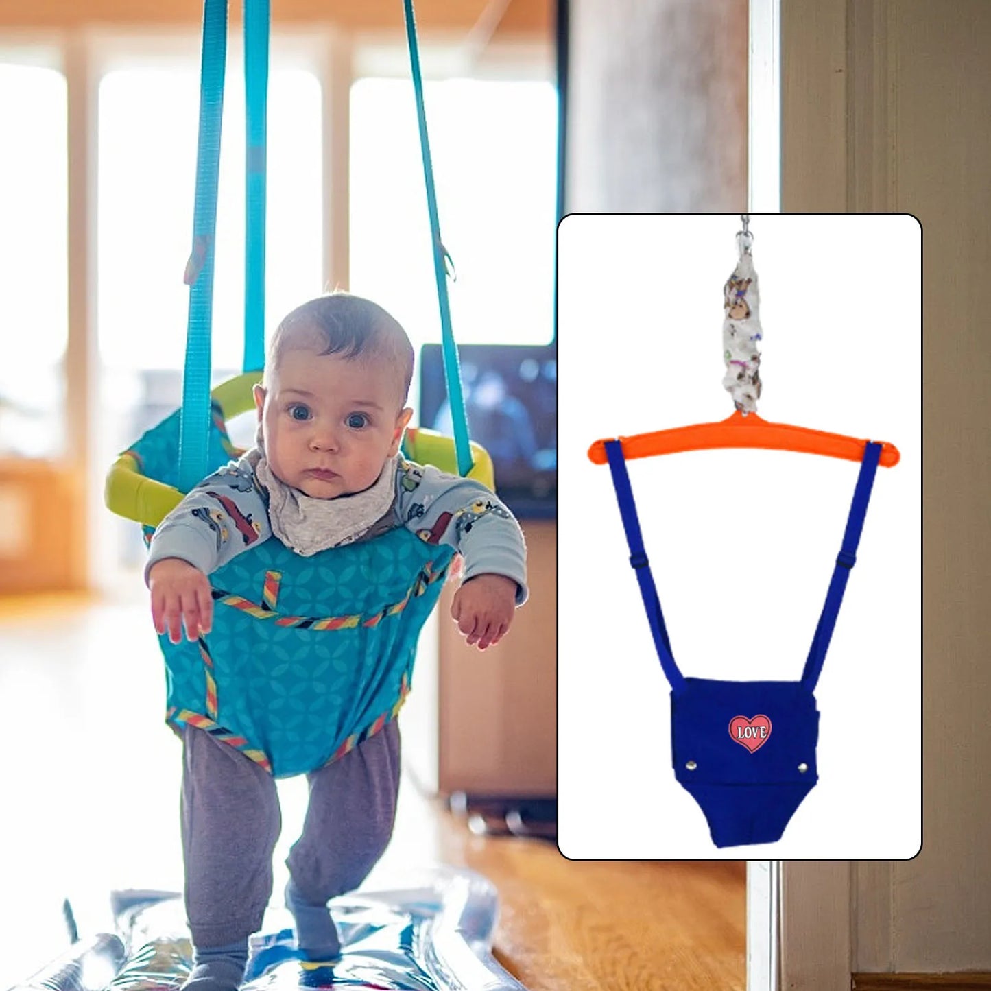 Baby Standing Door Jumper Exerciser Swing Bouncing Chair