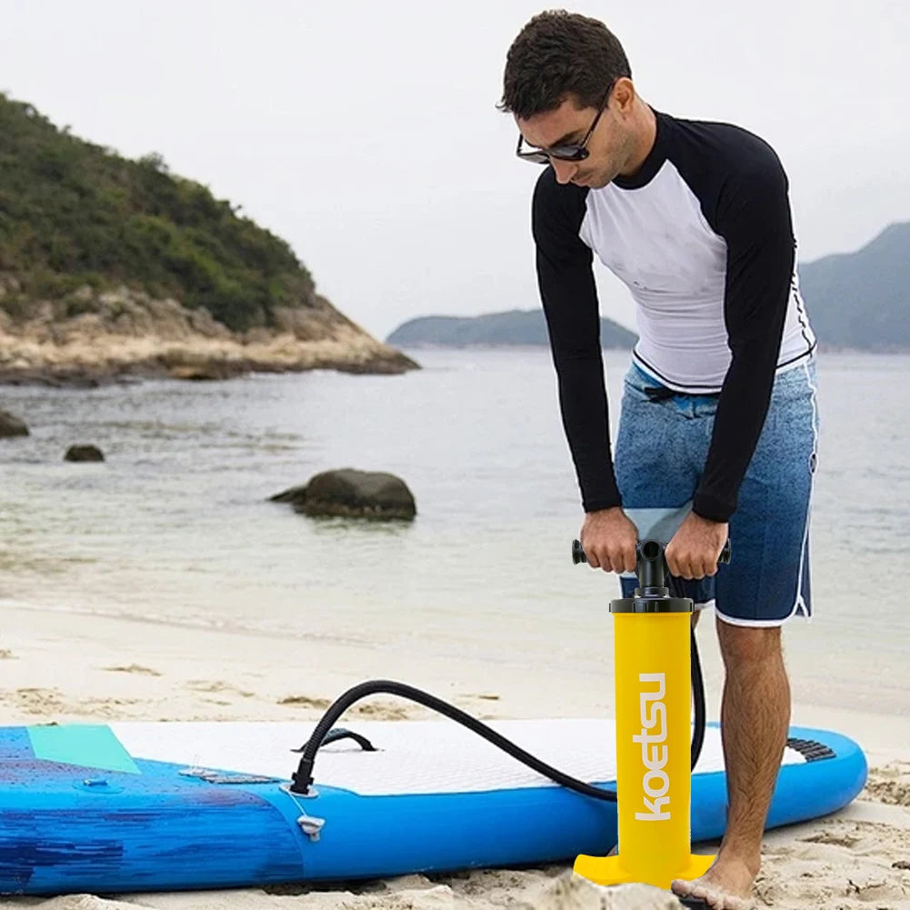 4L Kayak Air Pump Anti Slip Double Action Handheld Inflator