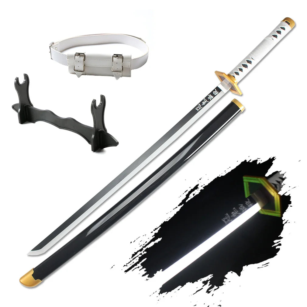 41 Inch Led Light Up Demon Slayer Sword Katana With Belt