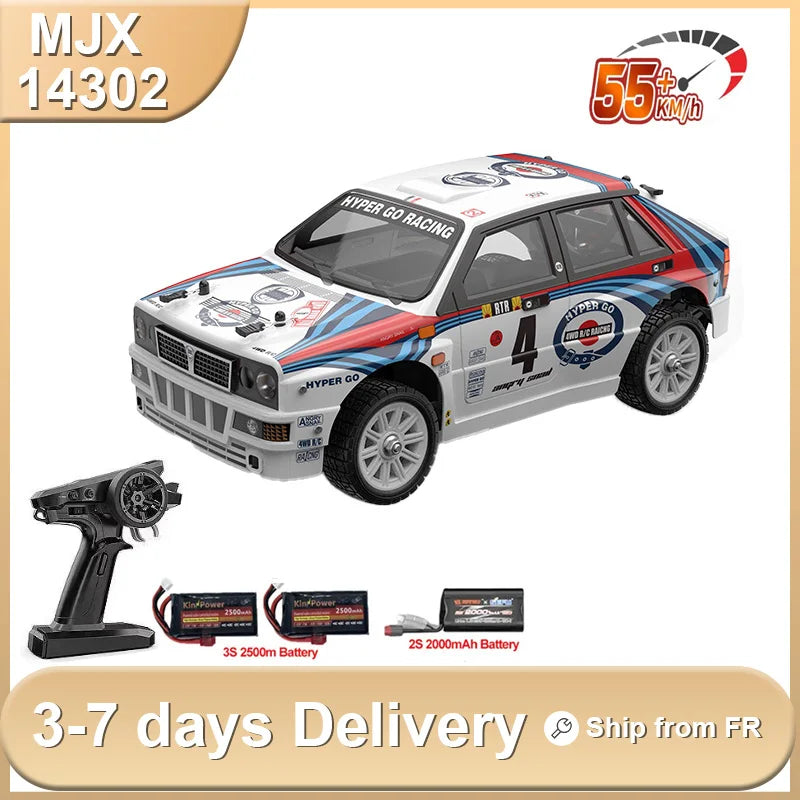 V2.0 Rc Car Brushless Motor Hyper Go 4wd Off-Road Vehicle