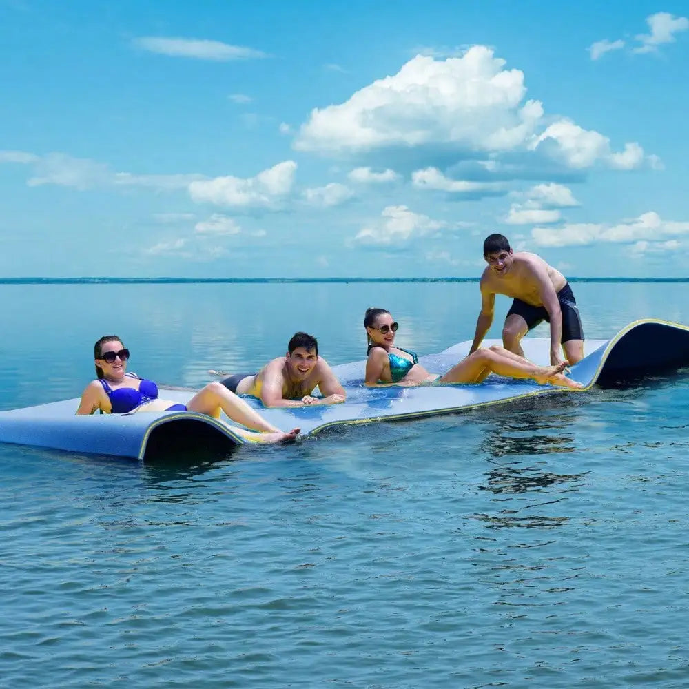 Three Layer Floating Foam Water Pad 12 X 6 Blue Oasis