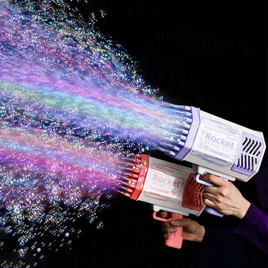 Bubble Gun Machine Gun Automatic Blower for Kids Fun