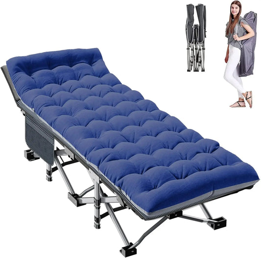 Universal Sports and Outdoors Folding Camping Cot with Mat