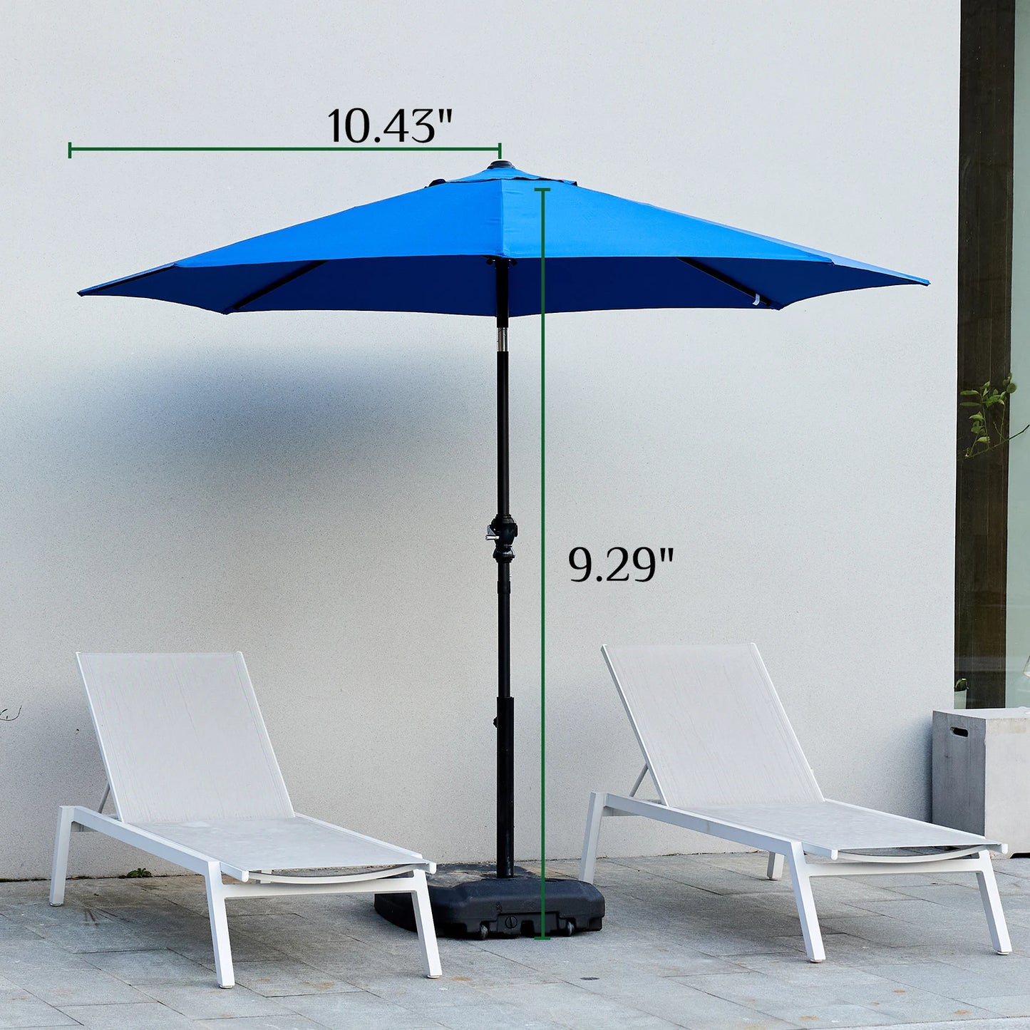 Outdoor Patio Umbrella UV Protection  All Weather