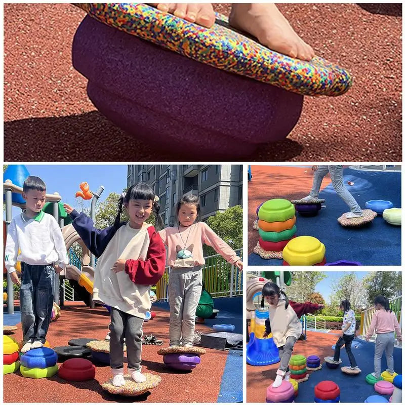 *Children Balance Board Training Kindergarten  Training Balance Stepping