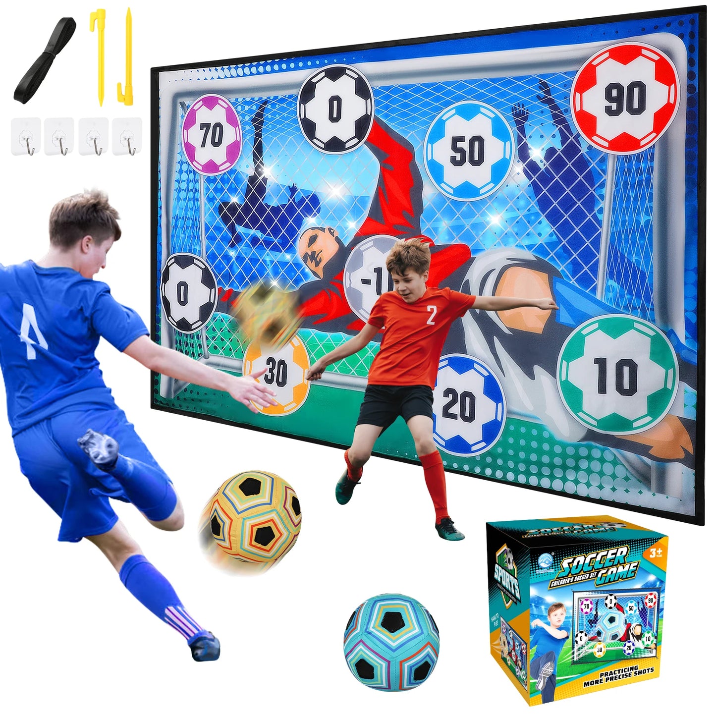 Football Ball Game Set for Kids Indoor Outdoor Soccer Toys