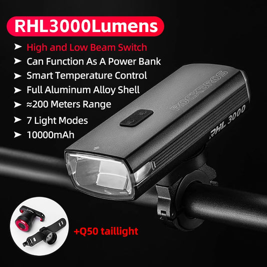 Universal Sports And Outdoors 3000LM Bike Light Type C