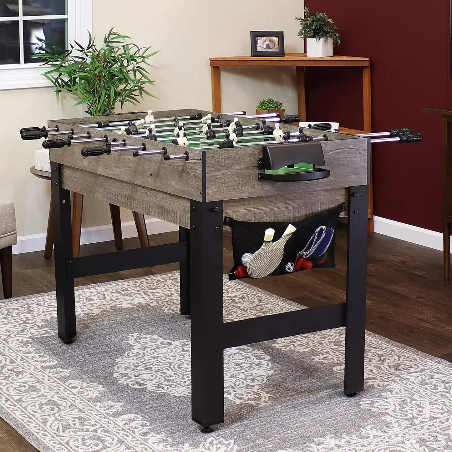 Hign-concerned 5-In-1 Kids Multi Game Table With Billiards