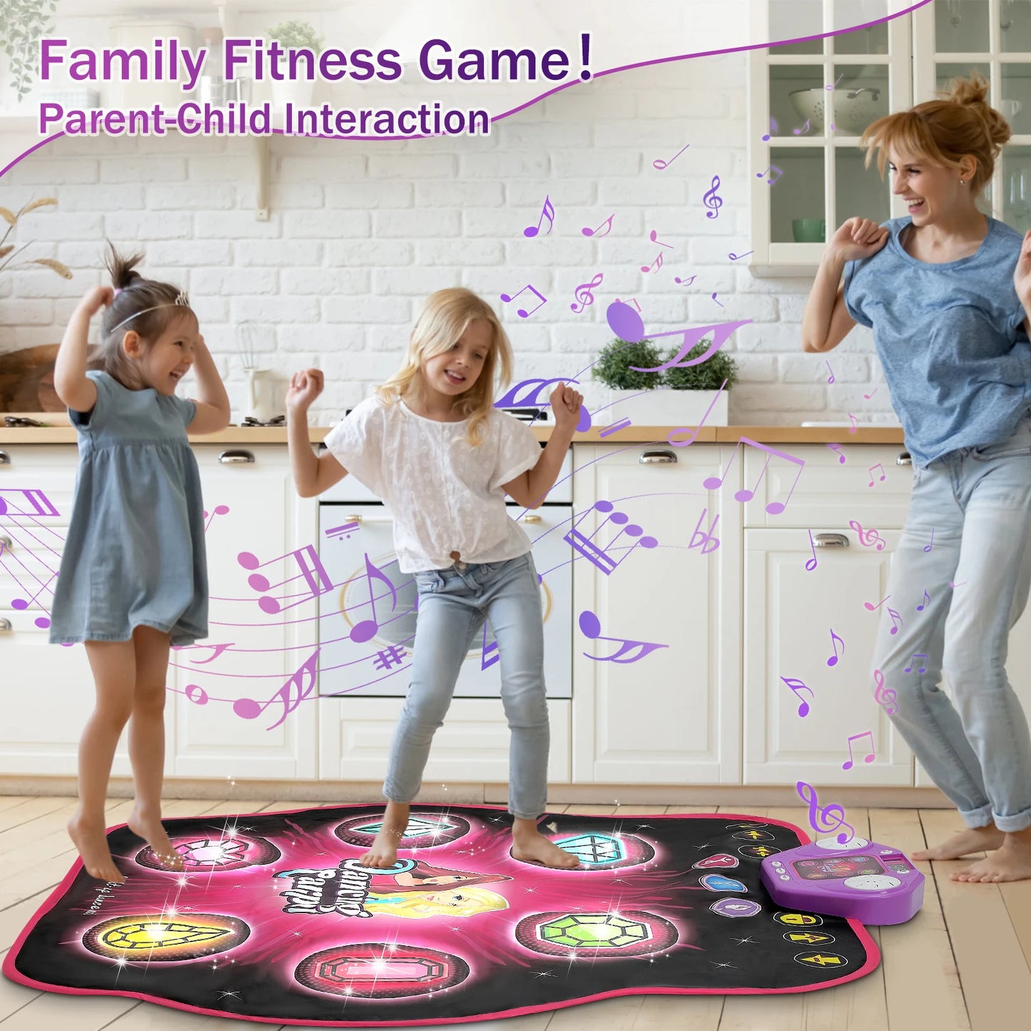 Outdoor Dance Mat 27 Levels 6 LED Keys Light Up Bluetooth