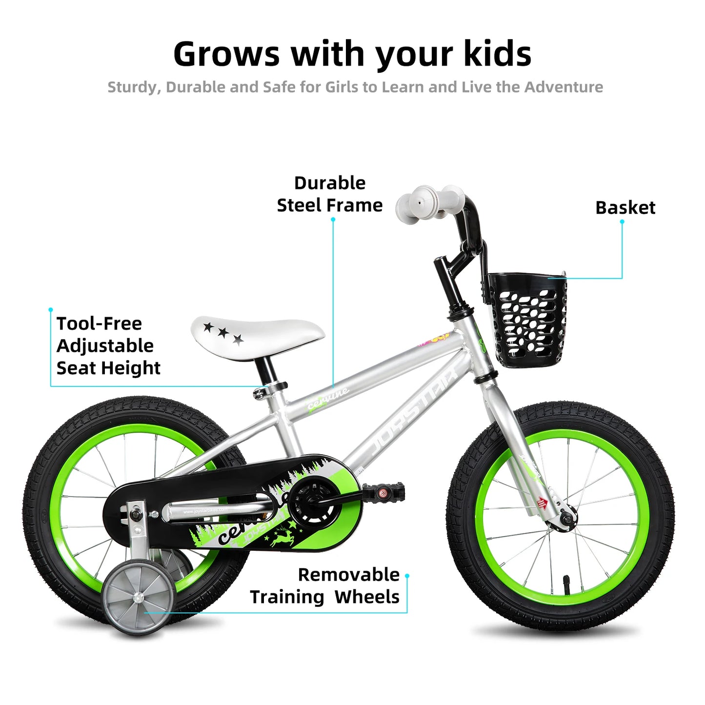 14 18 20 Kids Bike Graffiti With Basket Plus Wheels