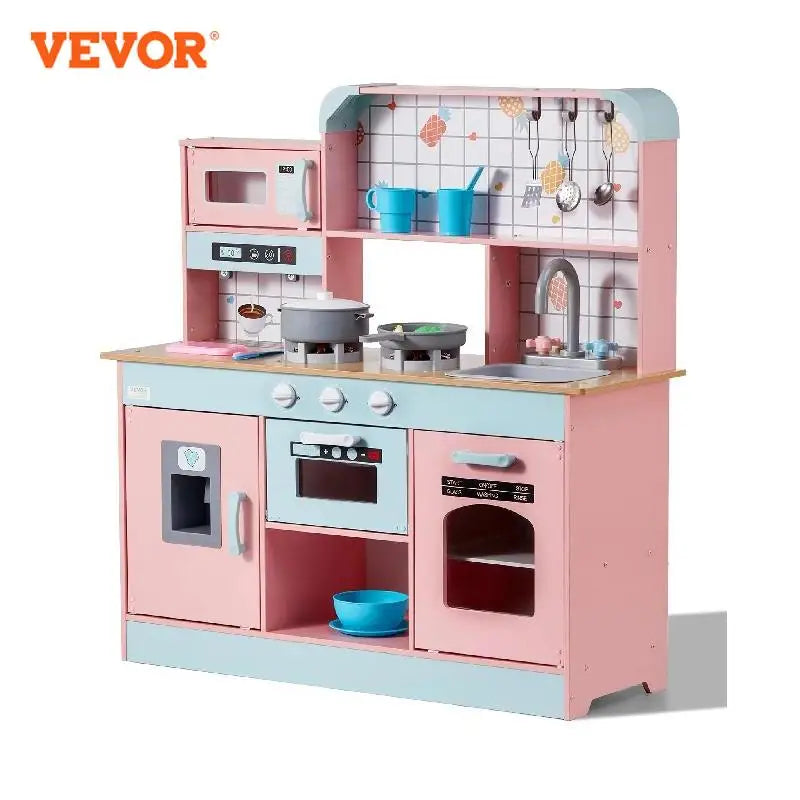 Pretend Play Cooking Toy Chef Playset Kitchen Accessories