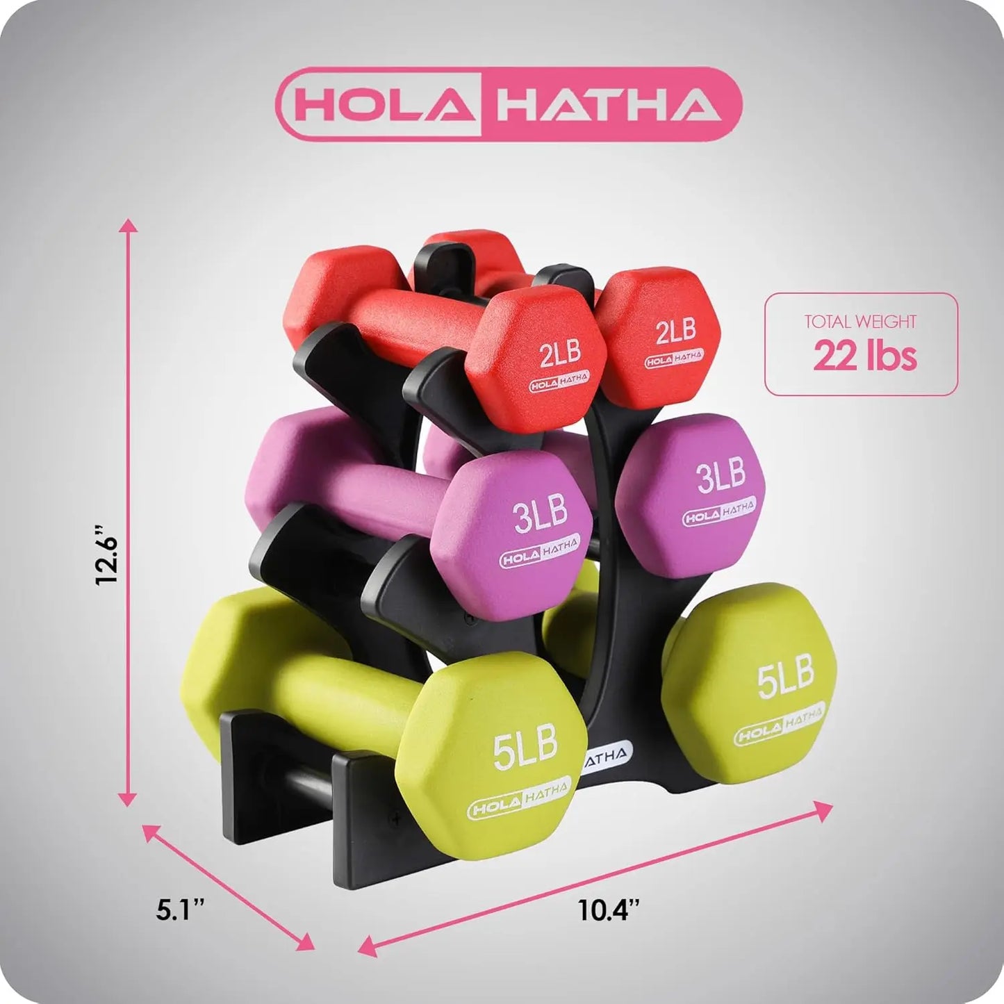 Universal Sports And Outdoors Neoprene Dumbbell Set For Home