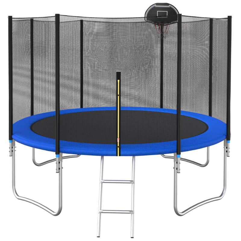 120cm Kids Trampoline Safety Net With Basketball Hoop